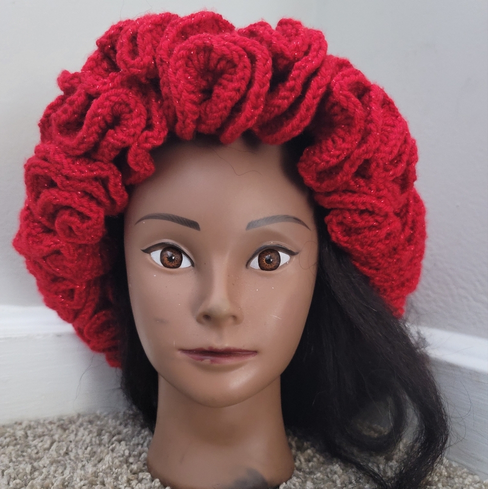 Red Crochet Hat